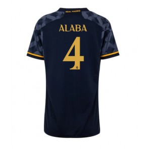Real Madrid David Alaba #4 Replica Away Stadium Shirt for Women 2023-24 Short Sleeve